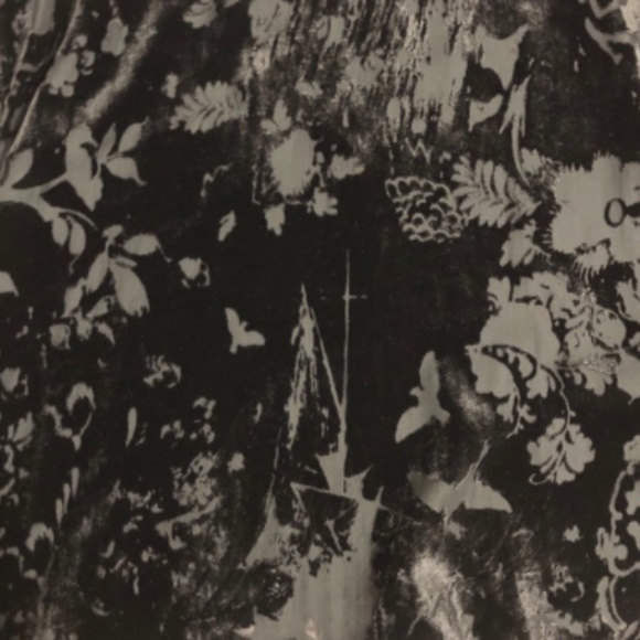 Parker Chelo Cold Shoulder Black Velvet Blouse - Picture 3 of 5